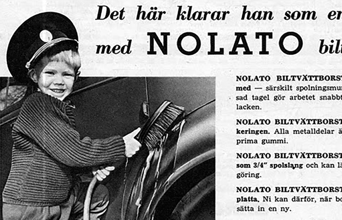 Old Nolato advertisement