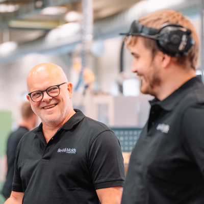 Employees in production Be-Må Molds