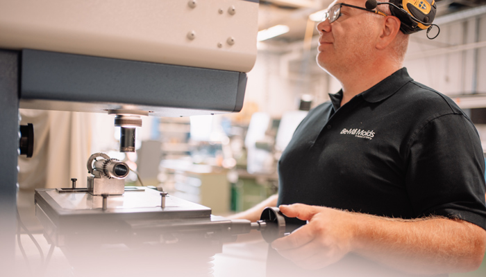 Employee in production