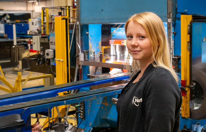 Belinda Jönsson på Nolato Lövepac