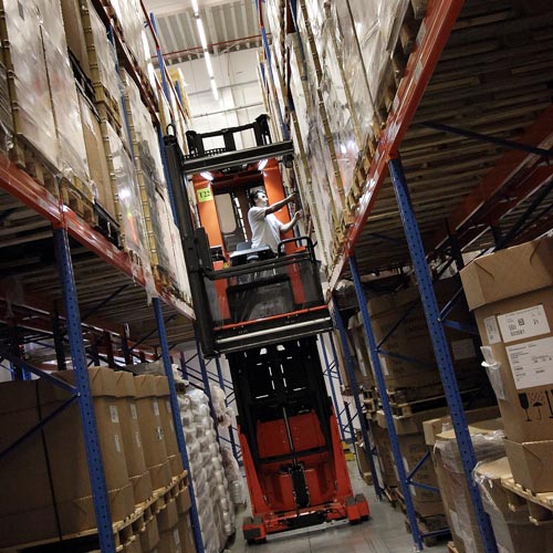 Nolato Hugary employee in warehouse