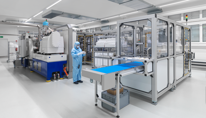 Nolato Treff cleanroom production