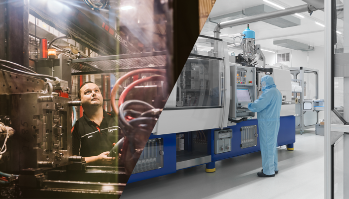 Showing production in both industrial and medical