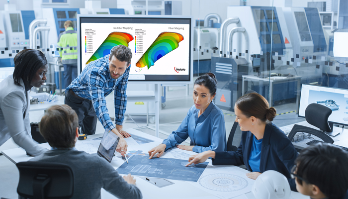 Several people in meeting