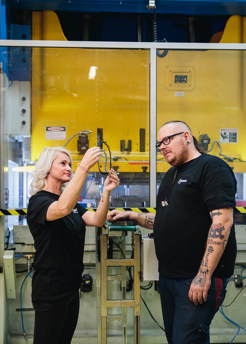 Flat Bed Punching production