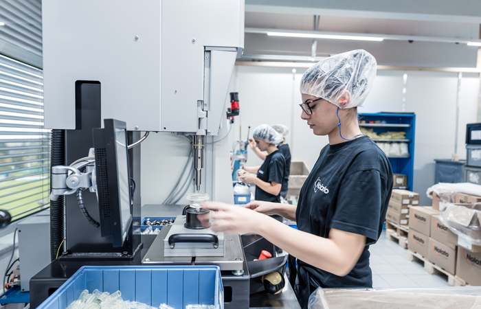 Testing of ultrasonic welded products.