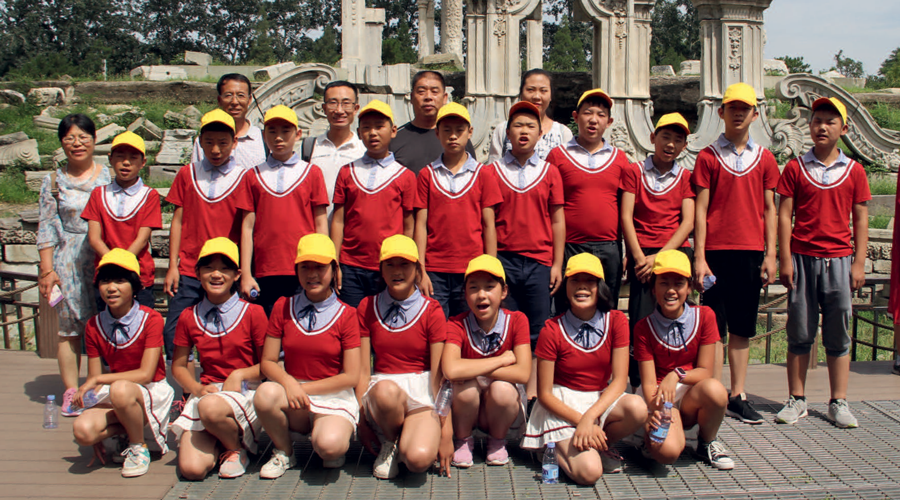 Primary school students in cooperation with the Nolato Beijing: program Building Hope Together