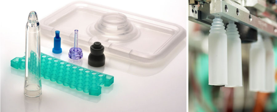 Injection molding silicone products