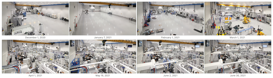 Nolato MediTech production build-up