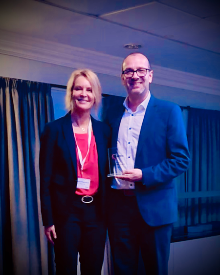 Holger Kast, Global Key Account Manager Medical from ENGEL AUSTRIA GmbH and Camilla Magnusson, Nolato Group Procurement Director