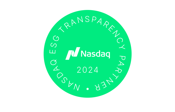 Nasdaq ESG Transparent partner logo