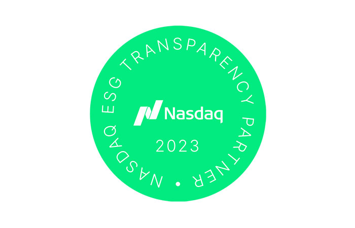 Nasdaq ESG Transparent partner logo