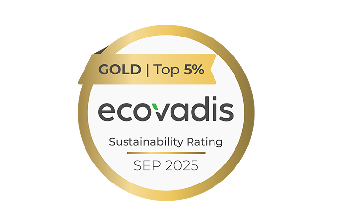 EcoVadids gold rating logo
