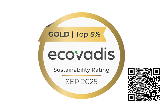 EcoVadids gold rating logo
